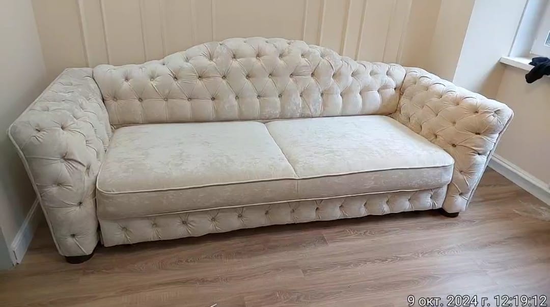 Замена обивки дивана на дому. Волоколамская