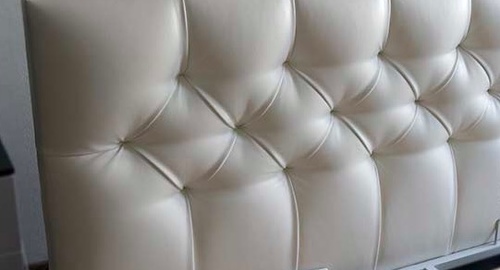 Перетяжка кровати с мягким изголовьем. Волоколамская