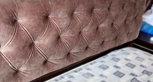 Перетяжка спинки кровати. Волоколамская