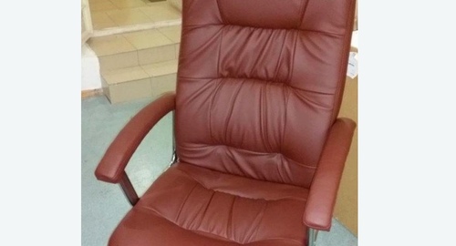 Обтяжка офисного кресла. Волоколамская