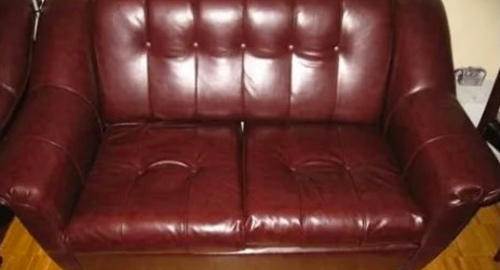 Обивка дивана кожей. Волоколамская